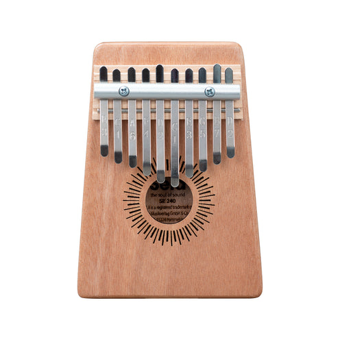 Sela SE-240 Hollowbody Mahogany Kalimba 10 Keys w/Bag