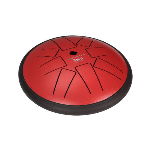 Sela SE-362 Melody Series 6 Inch Tongue Drum w/Bag & Mallet in F Minor, Red