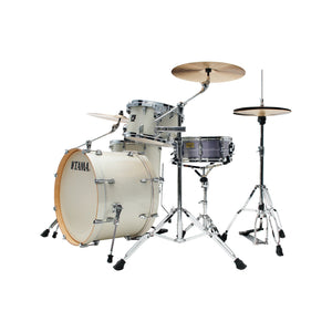 TAMA CK32RZS-VWS Superstar Classic Maple 3-Piece Drum Shell Kit, Vintage White Sparkle