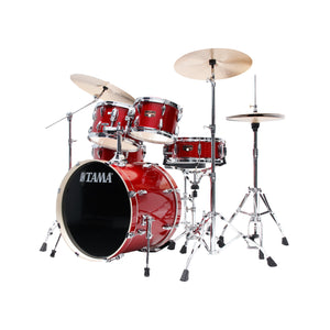 TAMA IP50H6W-BRM Imperialstar Drum 5-Piece Drum Kit w/Hardware, Burnt Red Mist