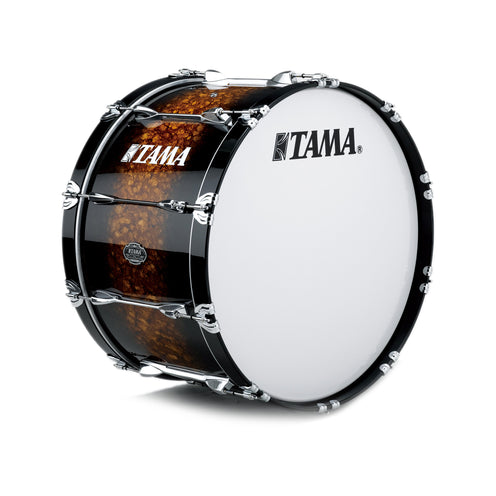 TAMA MB2014L-MCB 20x14inch Fieldstar Marching Bass Drum, Molten Caramel Burst