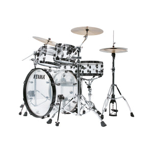 TAMA MBA52RZBNS-CI Starclassic Mirage Limited 5-Piece Drum Kit(22B/10T/12T/16F/14F), Crystal Ice
