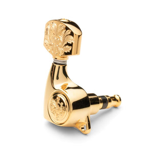 Taylor Gotoh Luxury Acoustic Guitar Tuners, 1:21, 6-String, Polished Gold