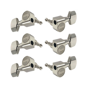 Taylor Acoustic Guitar Tuners, 1:18, 6-String, Polished Nickel