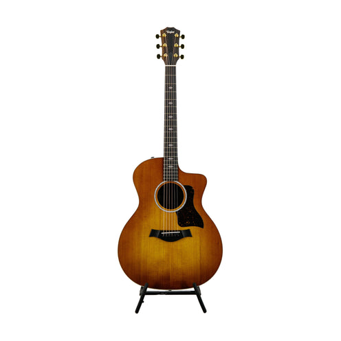 Taylor 214ce-K Deluxe Special Ed Koa/Spruce Honeyburst Top Acoustic Guitar w/Case, Shaded Edge Burst