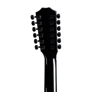 Taylor 250ce Plus 12-string Acoustic-Electric Guitar w/Case, Black