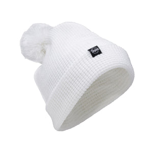 Taylor Beanie w/Logo, Waffle Knit