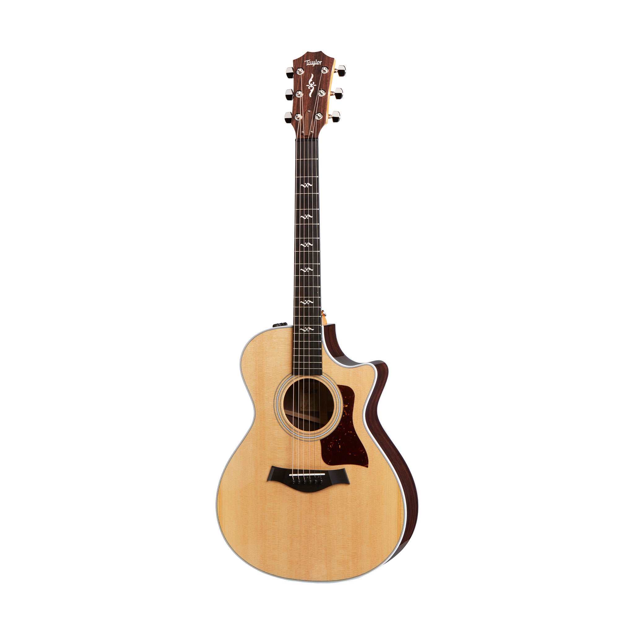 Taylor 412ce-R Grand Concert Acoustic Guitar w/Case, Natural Top