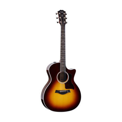 Taylor 414ce Grand Auditorium Acoustic Guitar w/Case, Tobacco Sunburst Top