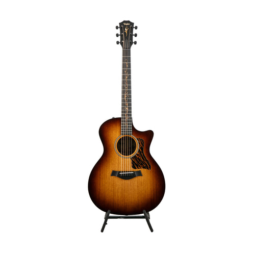 Taylor Custom Grand Auditorium C24ce Mahogany/Mahogany Acoustic Guitar w/Case