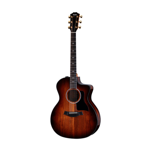 Taylor Custom 224ce-K All-Koa Deluxe Grand Auditorium Acoustic Guitar w/Case