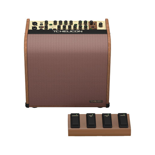 TC Helicon Harmony V60 60W 2-Channel Acoustic Amplifier, UK Plug