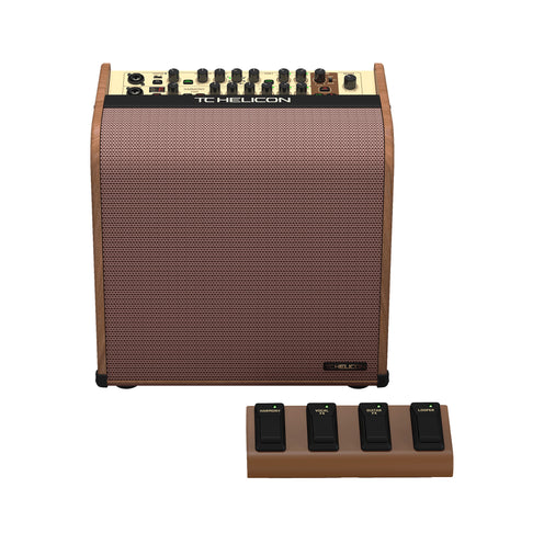 TC Helicon Harmony V100 100W 2-Channel Acoustic Amplifier, UK Plug