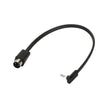 Rockboard by Warwick Flat TRS to MIDI Cable, Type A, 30 cm / 11 13/16 Inch, Black