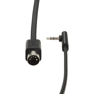 Rockboard by Warwick Flat TRS to MIDI Cable, Type A, 30 cm / 11 13/16 Inch, Black