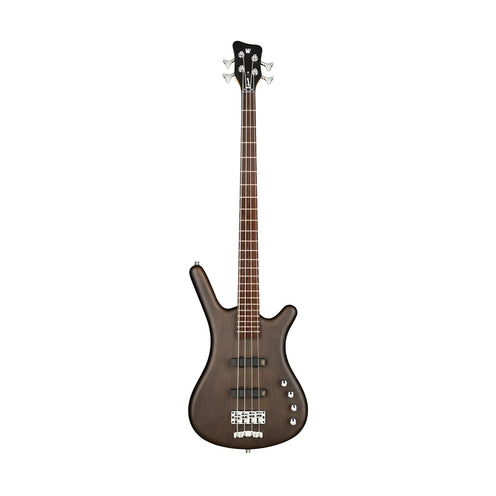Warwick RockBass Corvette Basic 4-String Bass Guitar, Nirvana Black Transparent Satin