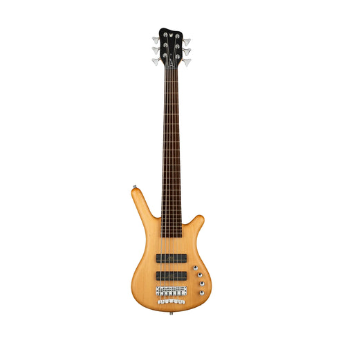Warwick RockBass Corvette Basic 6-String Bass Guitar, Natural Transparent Satin