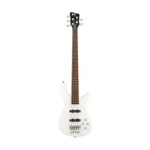 Warwick RockBass Streamer LX 5-String Bass Guitar, Solid White High Polish