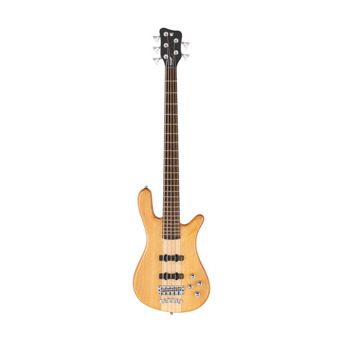 Warwick RockBass Streamer NT I 5-String Bass Guitar, Natural Transparent High Polish