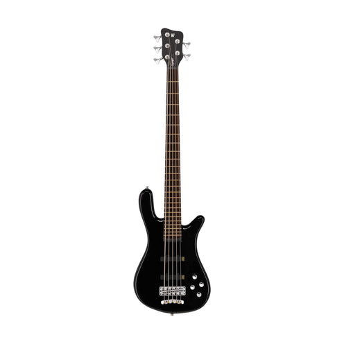 Warwick RockBass Streamer NT I 5-String Bass Guitar, Solid Black High Polish