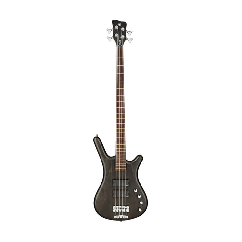 Warwick RockBass Corvette Taranis 4-String Bass Guitar, Satin Nirvana Black Transparent