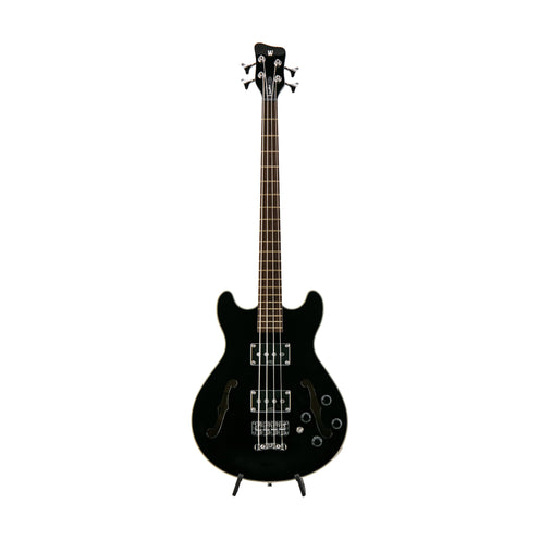 Warwick RockBass Star Bass 4-String Electric Bass Guitar, Solid Black High Polish