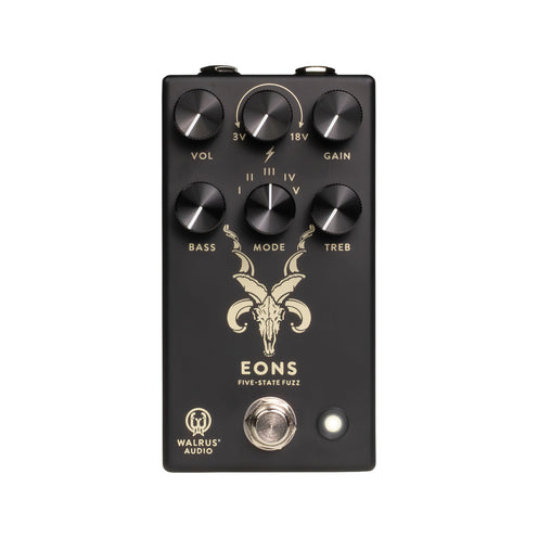 Walrus Audio Eons Five-State Fuzz Guitar Effects Pedal, Black