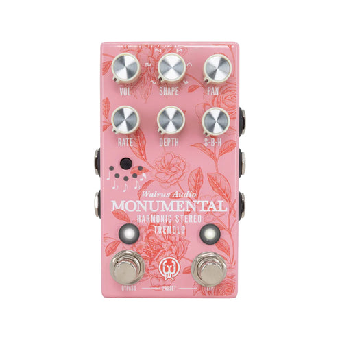 Walrus Audio Monumental Stereo Harmonic Tap Tremolo Guitar Effects Pedal, Floral Series 2024