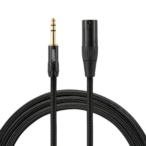 Warm Audio Premier Series XLR Male to TRS Male Cable, 6ft
