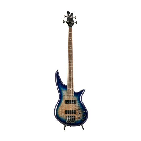 Jackson JS Series Spectra Bass JS3Q QMT Electric Bass Guitar, Amber Blue Burst, ICJ221XXXX
