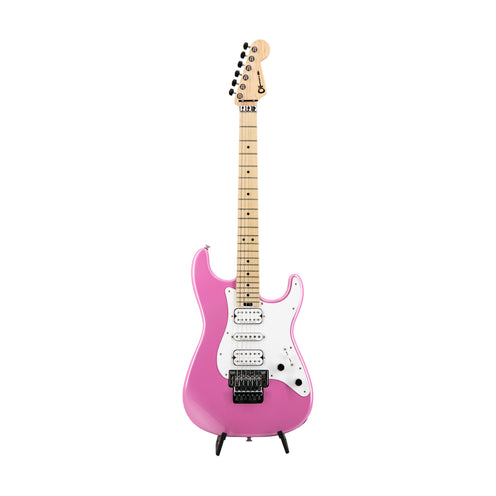 Charvel Pro-Mod So-Cal Style 1 HSH FR Electric Guitar, Maple FB, Platinum Pink, MC21XXXX