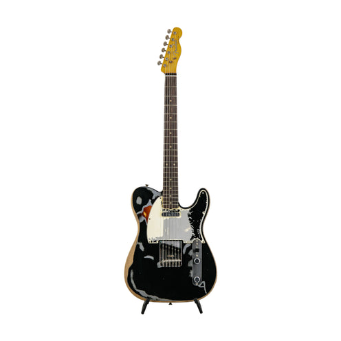 Fender Joe Strummer Road Worn Telecaster Electric Guitar, RW FB, Black, MX2228XXXX