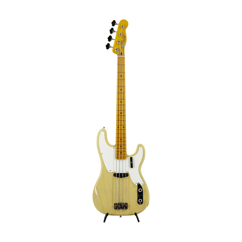 Fender American Vintage II 54 Precision Bass Electric Guitar, Maple FB, Vintage Blonde, VYYYY