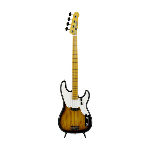 Fender American Vintage II 54 Precision Bass Electric Guitar, Maple FB, Vintage Blonde, VXXXX