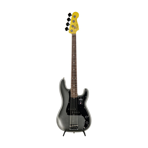 Fender American Professional II Precision Bass Electric Guitar, RW FB, Mercury, US21009XXXX