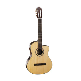 Cort AC160CF-NAT Acoustic Guitar w/Bag, Natural Gloss