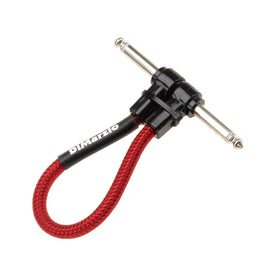 DiMarzio EP17J06RRRD Jumper Cable, Overbraid, 6Inch Red, Right Angled