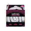 Ernie Ball 30ft Coiled Straight to Angled Instrument Cable, White
