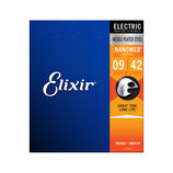 Elixir 12002 Nanoweb Electric Guitar Strings, Super Light, 9-42