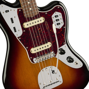 Fender Vintera 60s Jaguar Electric Guitar, Pau Ferro FB, 3-Tone Sunburst