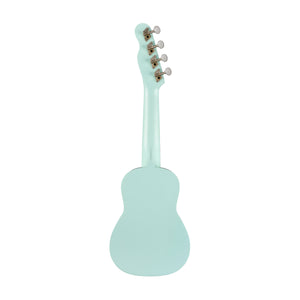 Fender Venice Soprano Ukulele, Walnut FB, Daphne Blue