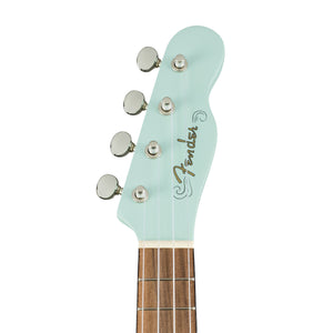 Fender Venice Soprano Ukulele, Walnut FB, Daphne Blue