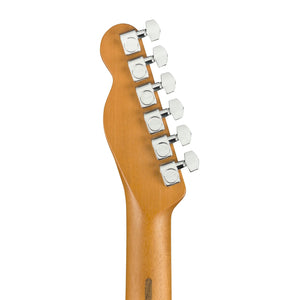 Fender American Acoustasonic Telecaster Guitar w/Bag, Ebony FB, Natural