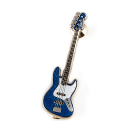 Fender Jazz Bass Pin, Blue/White