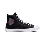 Converse Chuck Taylor All Star Hi Sneaker, Black/Enamel Red/White