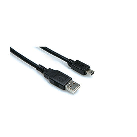 Hosa USB-206AM USB 2.0 A to Mini B Cable, 6ft