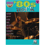 Hal Leonard Drum Play-Along '80s Rock Volume 8 Book with CD