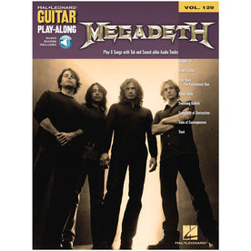 Hal Leonard Guitar Play-Along Megadeth Volume 129 Book with CD