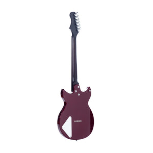 Harmony Standard Series Rebel Electric Guitar w/Case, RW FB, Burgundy