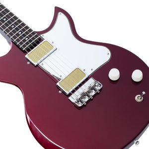 Harmony Standard Series Rebel Electric Guitar w/Case, RW FB, Burgundy